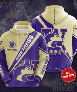Washington Huskies Hoodie 3D