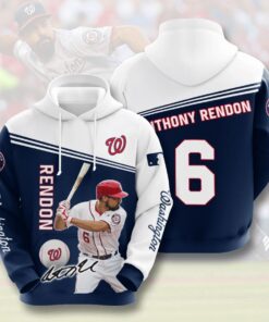 Washington Nationals Custom Sport All Over Print Hoodie 3D