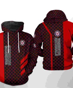 Washington Nationals MLB 3D Hoodie Zipper Hoodie