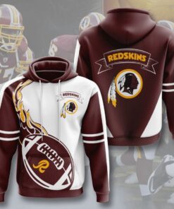 Washington Redskins Custom Sport All Over Print Hoodie 3D Style 13