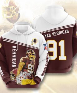 Washington Redskins Custom Sport All Over Print Hoodie 3D Style 2
