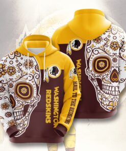 Washington Redskins Custom Sport All Over Print Hoodie 3D Style 7
