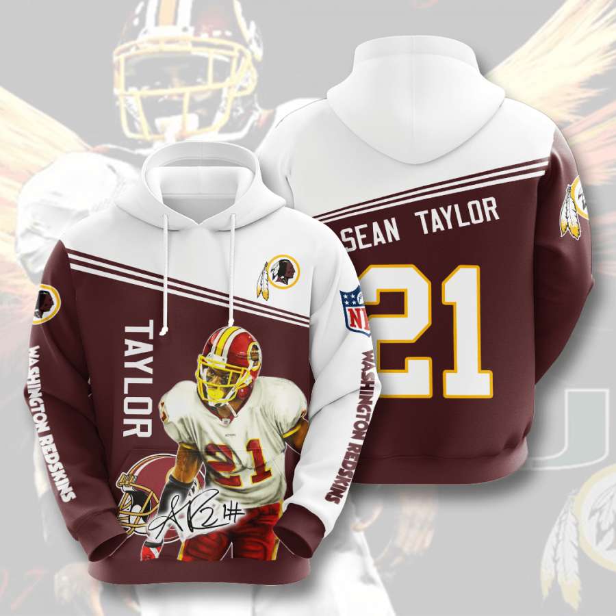 Washington Redskins Custom Sport All Over Print Hoodie 3D Style 8