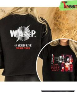 Wasp Band Wasp 40 Years Live World Tour 2022 Favorite T-Shirt