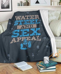 Water Steel Sex Appeal Sherpa Fleece Blanket Gifts for Family, for Couple