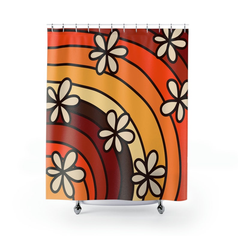 Watercolor Brush Strokes Shower Curtain - A Minimalist Art Piece For Your Bathroom - Image 4