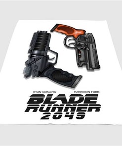 Weapon Blade Runner 2049 Sherpa Fleece Blanket Gifts for Family, for Couple