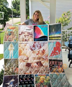 Weather Report Quilt Blanket Bedding Set