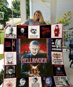 Welcome To Hell Hellraiser For Fans Collection Halloween Gift Quilt Blanket Bedding Set
