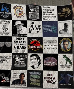 Welcome To Jurassic Park For Fans Quilt Blanket Bedding Set