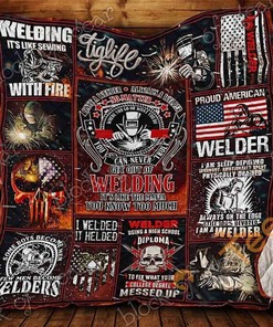 Welder Quilt Blanket Bedding Set