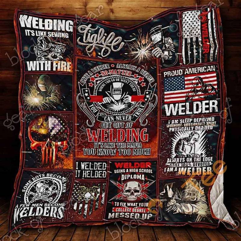 Welder Quilt Blanket Bedding Set