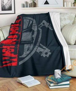 Welder Sherpa Fleece Blanket Gifts for Family, for Couple