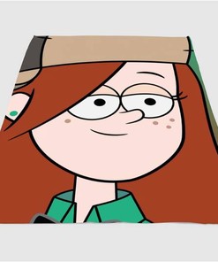 Wendy Gravity Falls Sherpa Fleece Blanket Gifts for Family, for Couple