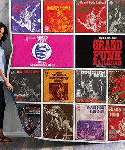 We're An American Band Grand Funk Railroad Throws Collection Quilt Blanket Bedding Set