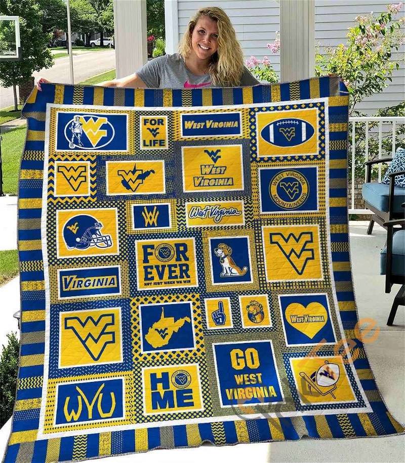 West Virgina Quilt Blanket Bedding Set