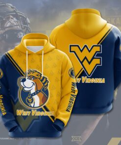 West Virginia Mountaineers Custom All Over Print Hoodie 3D 1