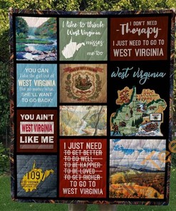 West Virginia Quilt Blanket Bedding Set