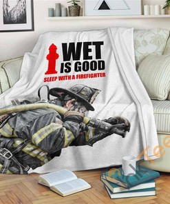 Wet Is Good Sherpa Fleece Blanket Gifts for Family, for Couple