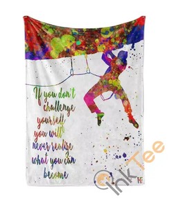 What You Can Become Climbing Sherpa Fleece Blanket Gifts for Family, for Couple