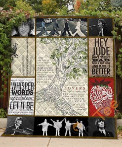 Whisper Words Tbt Style2 Quilt Blanket Bedding Set with 2 Pillowcases