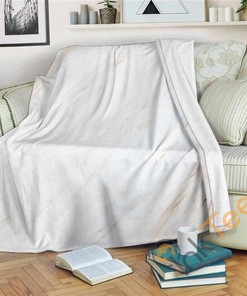 White Brown Smooth Marble Sherpa Fleece Blanket Gifts for Family, for Couple