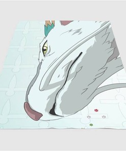 White Dragon Spirited Away Sherpa Fleece Blanket Gifts for Family, for Couple