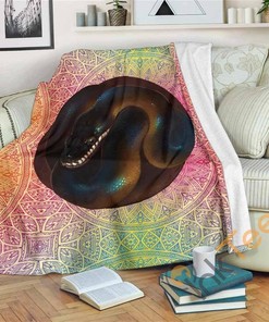 White Lipped Python Leiopython Sherpa Fleece Blanket Gifts for Family, for Couple