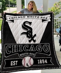 White Sox Chicago EST 18 Sport Quilt Blanket Bedding Set