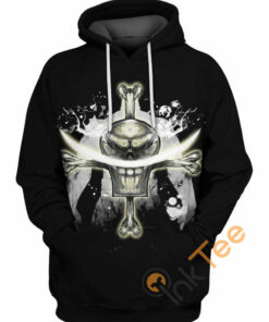 Whitebeard Skull Hoodie 3D