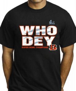 Who Dey Super Bowl Bengals T-Shirt