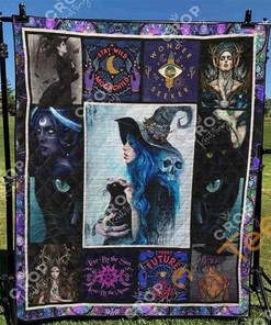 Wicca 1 Quilt Blanket Bedding Set With Pilliwcase Option