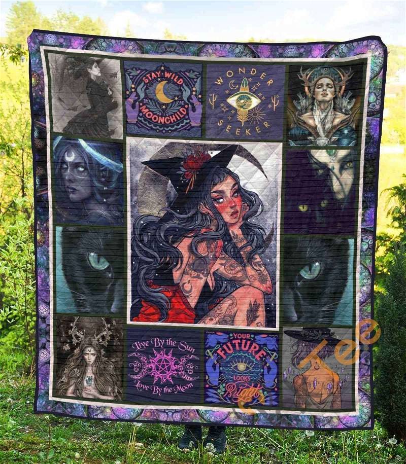 Wicca 3 Quilt Blanket Bedding Set
