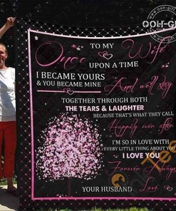 Wife/Husband Once Upon A Time Your Husband Quilt Blanket Bedding Set
