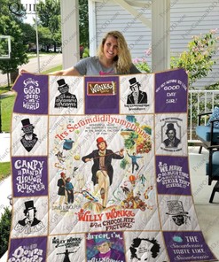 Willy Wonka And The Chocolate Factory For Fan Collection Collected Quilt Blanket Bedding Set