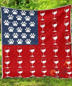 Wine Premium 1 Quilt Blanket Bedding Set