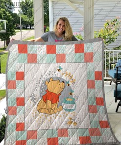 Winnie The Pooh Quilt Blanket Bedding Set for Home Décor