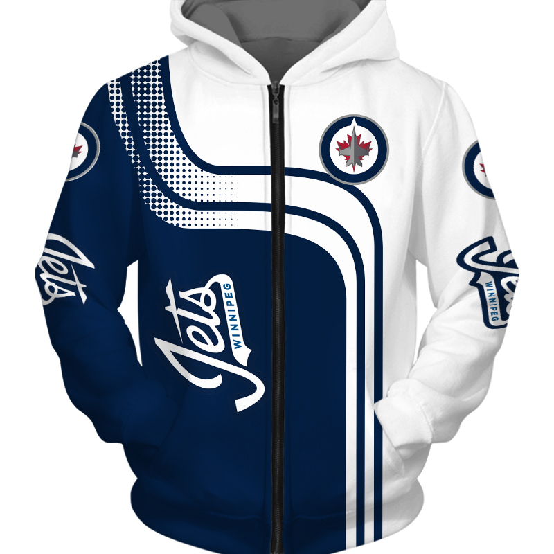 Winnipeg Jets Hoodie Zip Hoodie Pullover Gift for Fans - Image 2