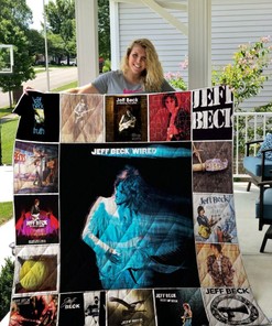 Wired Jeff Beck Collected Love Quilt Blanket Bedding Set