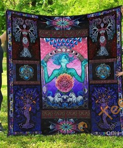 Witchcraft Tree Of Life Quilt Blanket Bedding Set