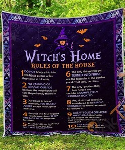 Witchs Home Quilt Blanket Bedding Set
