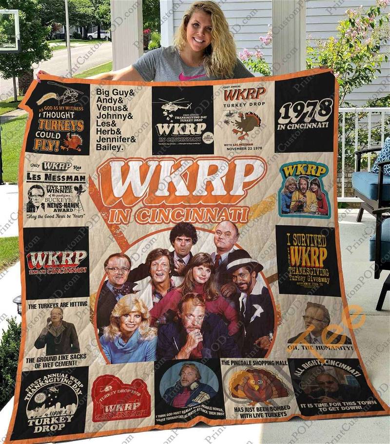 Wkrp In Cincinnati Quilt Blanket Bedding Set