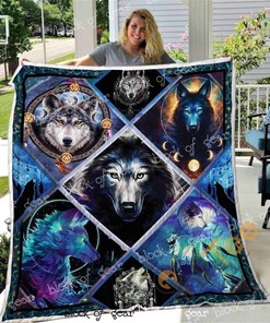 Wolf And Dreamcatcher Quilt Blanket Bedding Set