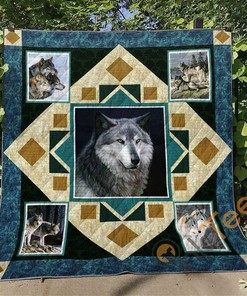 Wolf V1 Quilt Blanket Bedding Set