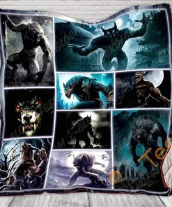 Wolfman Quilt Blanket Bedding Set