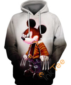 Wolverine Mickey Hoodie 3D