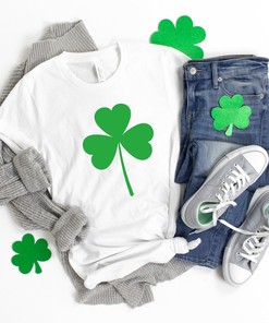 Womens st pattys shirt, glitter shamrock tee, st patricks day shirt, womens st paddys, st pattys women