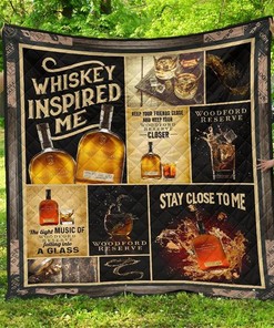 Woodford Reserve Whiskey-Lover Quilt Blanket And Bedding Set