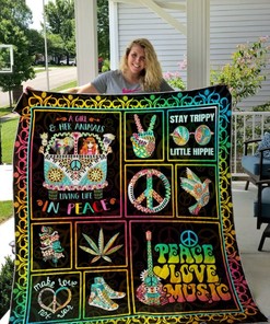 Woodstock Gypsy Ornamental Hippie Quilt Blanket