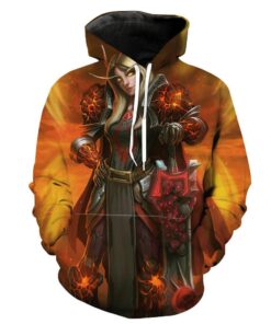 World Of Warcraft Blood Elf Paladin Paladin Hoodie 3D